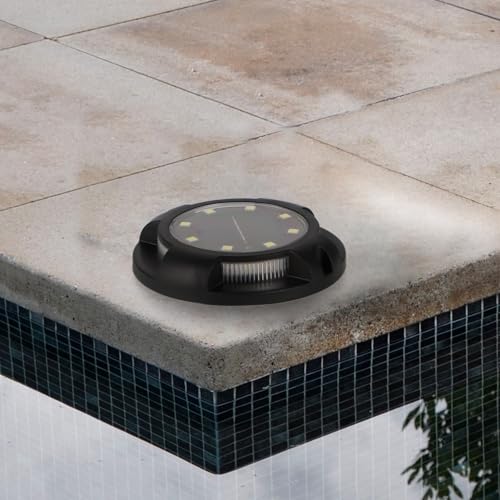 M Ledme - Baliza Led Solar Joaq de Suelo Con Pincho, Sensor Crepuscular, Resistente al Agua, Temperatura Cálida, Ideal para Jardínes, LM7308