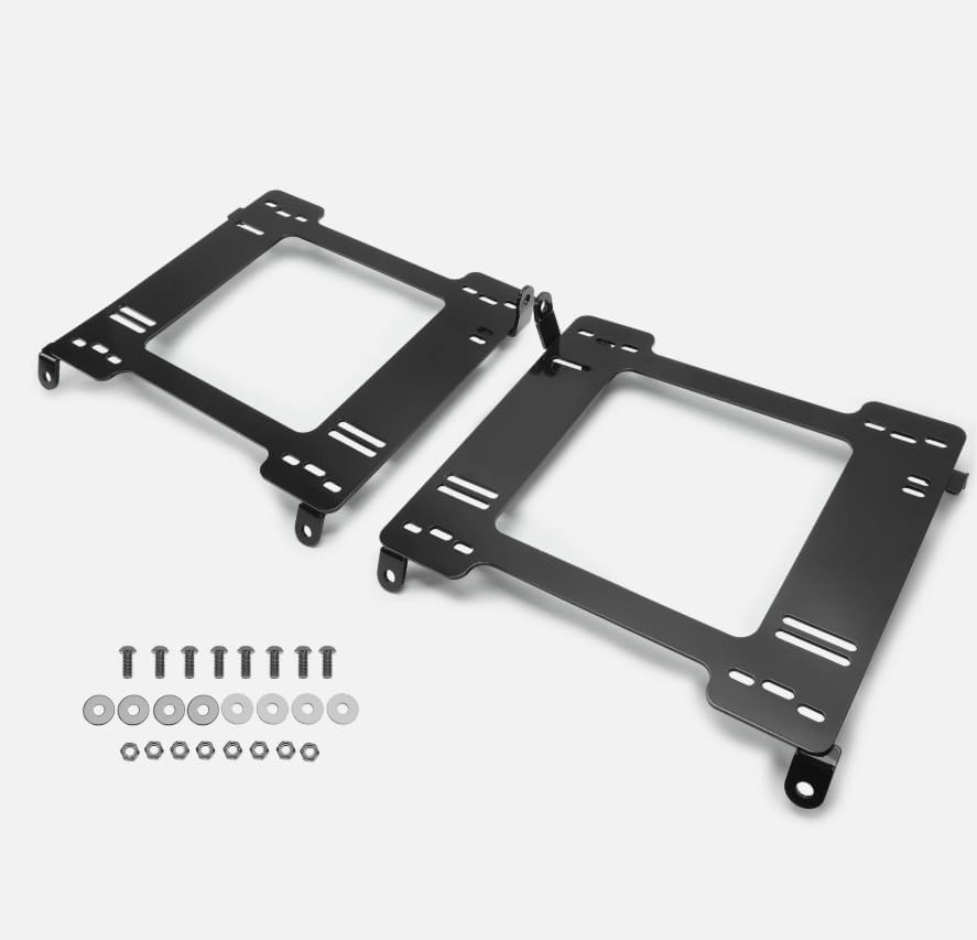 2 X Racing Seats Base Mounting Brackets Rail Track EG CX/DX/EX/Integra, Replacement for Civic OEM
