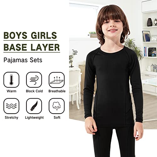 Century Star Boys Compression Shirt Leggings Sets Long Sleeve Kids Base Layer Girls Athletic Football Undershirt4