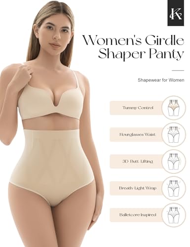 Shapewear for Women Tummy Control Seamless Underwear Panties High Waist Body Shaper Cotton Spanks Girdle Under Dress2