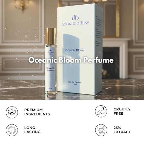 Image of Oceanic Bloom Eau De Parfum 15ML | Luxury Fragrance With Fresh Aquatic & Floral Notes For Women | Cruelty-Free Fragrance | Long-Lasting And Unique Scent | Luxury Gift For Her