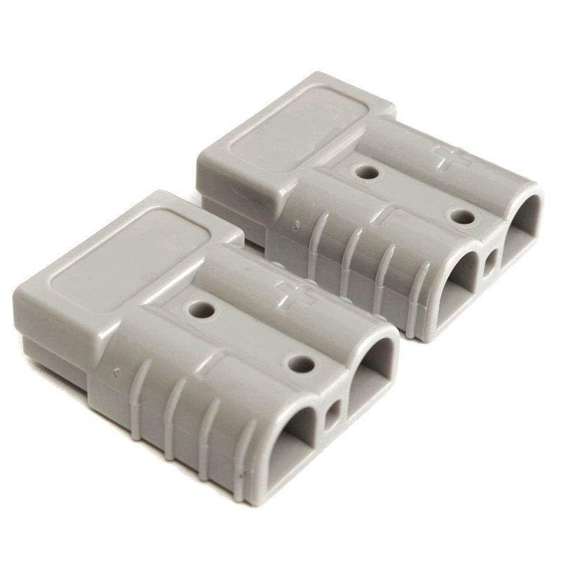 Electric 2pcs Battery Quick Connector Kit 600V 50A 6AWG Plug Connect Disconnect Winch Trailer 46x34mm Electronics Stocks