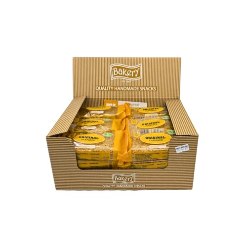 RJ ORIGINAL FLAVOUR FLAPJACK BARS (24 x 125g) - Soft Oat Bars Flapjacks Multipack | Fibre Snack Bars Bulk Cereal Bar For Picnic Snacks | Individually Wrapped Flapjacks For Kids