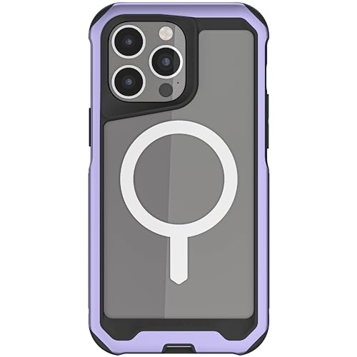 Coque Ghostek Atomic iPhone 15 Pro Max : protection fine en aluminium violet