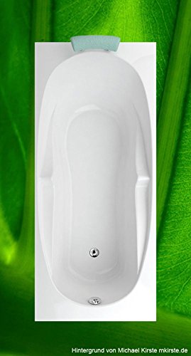 Bañera 160 x 70 Asuan de acrílico con formato rectangular moderno 2