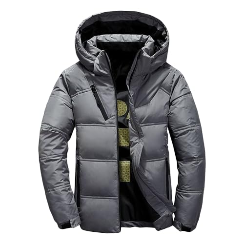 Manteau résistant au froid en duvet de canard veste homme à capuche