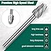 SPEEDWOX 20PCS Wood Carving Bits Engraving Router Bit Router Engraving Bits Hss Routers Bit Set 1/8