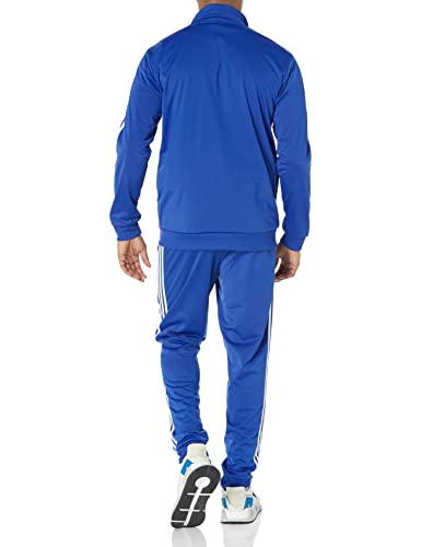 Adidas Men's Sportswear Basic 3-Stripes Tricot Track Suit, Semi Lucid Blue, Medium #TOP1