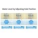Bathtub Overflow Drain Cover Tub - Silicone Bathroom Overflow Drain Cover, Bath Tub Overflow Cover, Bathroom Spa Accessories, Adds Inches of Water for Deeper&Warmer Bath，Blue