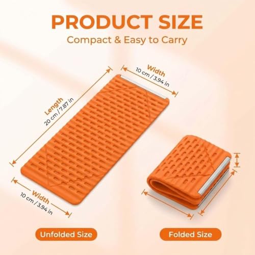 Image of Portable Foldable Mini Invisible Laptop Keyboard Riser, Self-Adhesive Cooling Pad,Laptop Desk Stand for MacBook Apple, Laptop, Lenovo, Dell, Hp, Acer& Other Laptops (Foldable Stand)