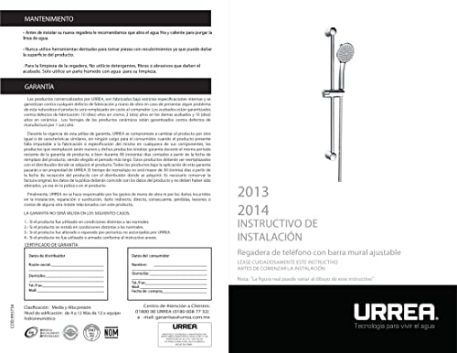 La Mejor review de Regadera urrea favoritos de las personas. 22 Imagen adicional