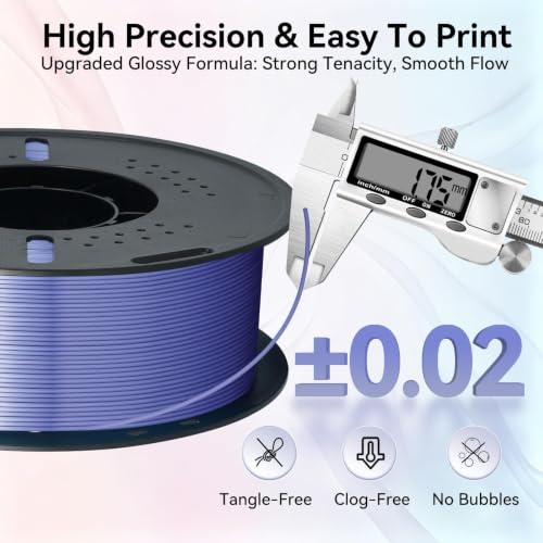 Image of Kingroon Silk PLA Filament Bundle 10kg, 3D Printer Filament 1.75mm | 10 Assorted Colors, Silk Luster & Invisible Layering, Dimensional Accuracy + /- 0.02mm, Low Warp & Clog-Free, Fits Most FDM