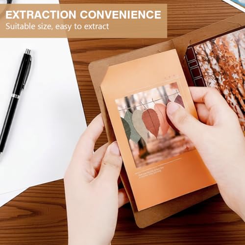 Image of Zibuyu 1 DIY Scrapbook Photo Album, Craft Paper, Ribbon Closure | Photo and Note Display, Foldable Format for Scrapbooking, Craft Paper Pages, Tassel Charm Detail