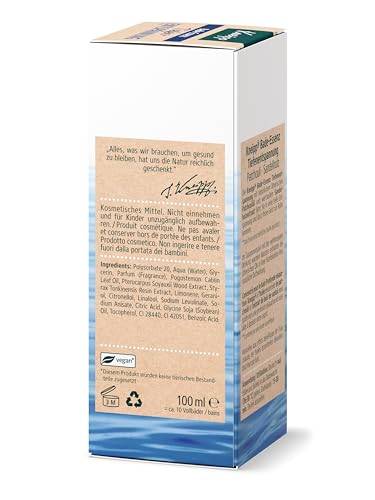 Kneipp Bade-Essenz Tiefenentspannung - Badeöl mit natürlichem ätherischen Patchouliöl & wertvollem Sandelholzextrakt für tiefe Entspannung & Ruhe - ohne Mikroplastik - 100ml
