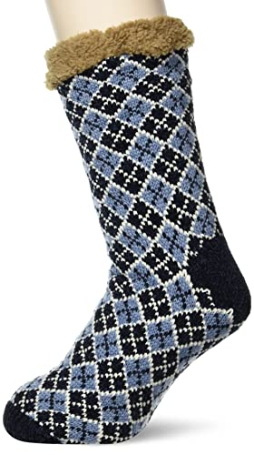 [グンゼ] 靴下 ルームソックス UCHI-COLLE ウチコレ 裏ボア 内側マシュマロタッチ ロングタイプ メンズ ネ－ビ－ 25-27