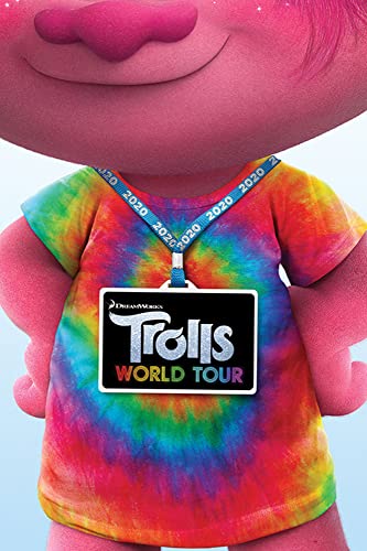 Poster Trolls World Tour - Backstage Pass, affiche de film - Dimensions : 61 x 91,5 cm + 1 poster de 61 x 91,5 cm