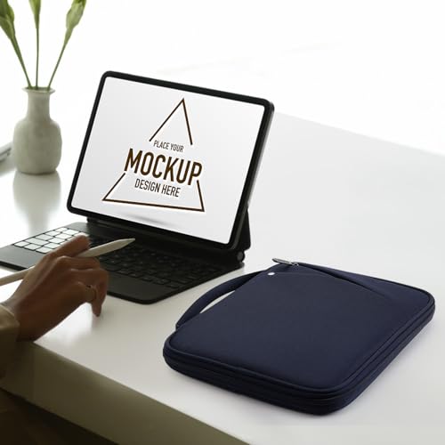 Image of MoKo 7-8 Inch Tablet Sleeve Carrying Case Padded Protective Bag with Handle