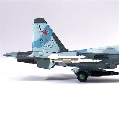 Modelo de aleación de avión Su 35 réplica duradera sin montaje complejo 6