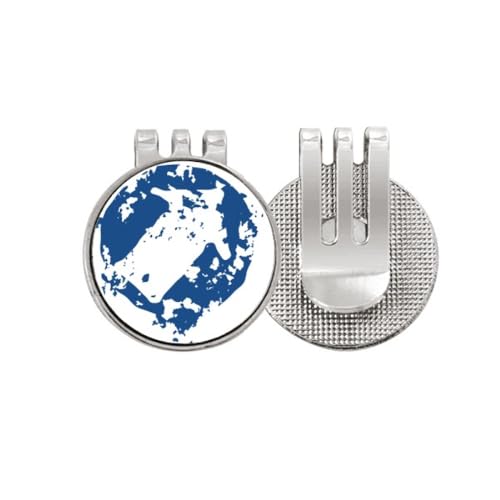 Marqueur de balle de golf aimanté accessoire clip chapeau motif flèche rond