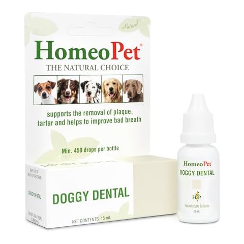 HomeoPet Doggy Dental, Dental Care for Dogs, 15 Milliliters Cover