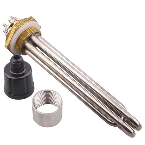 fengpeng ^N DN32/1.25"Ǐ󐅉Mvf 220V/380V 3kw 4.5kw 6kw 9kw 12kw dCq[^[ SUS304(With female thread,12kw)