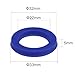 YOKIVE 10 Pcs UN Radial Shaft Seals, Industry PU Oil Seals for Hydraulic Cylinders (Blue, 22-mm ID x 32-mm OD 5-mm Width)