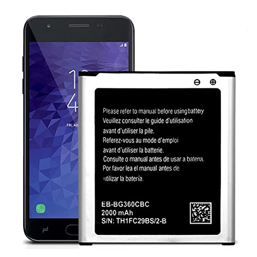 DDONG Replacement Battery EB-BG360CBU for Samsung Galaxy Core Prime G360 G360P G360T G360L G360V G360AZ G360M G360T1 Replacement Battery EB-BG360BBE EB-BG360CBC