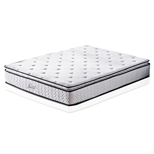 Jacia House MAT_USD002_T Short Queen Mattress 11.4 Inches Pillow Top Pocket Spring Hybrid Mattress thumb #8