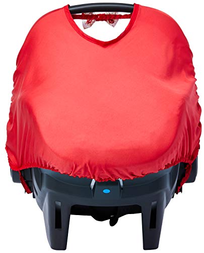 Capa para Bebe Conforto Flor, Multimarcas sem Bordado, Alan Pierre Baby, Vermelho Nova/Bra