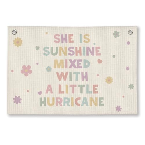 ShowDraven Toddler Girl Room Decor, Long Live Girlhood Banner, Girl Bedroom Nursery Decor, Toddler Room Essentials, 20x30 Inch 20x30 Inch