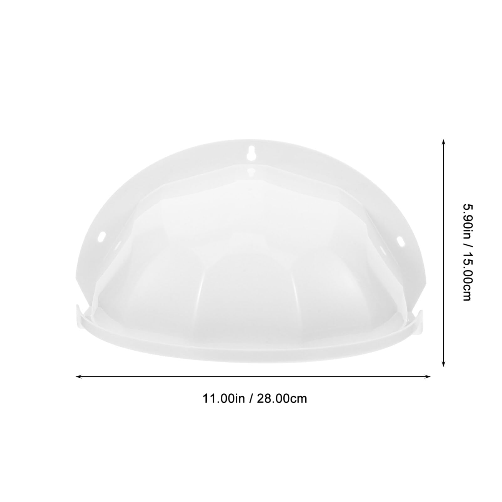 OSALADI Outdoor Camera Rain Shield Weatherproof Camera Cover Anti-Smash Cap Sun Shade Ring