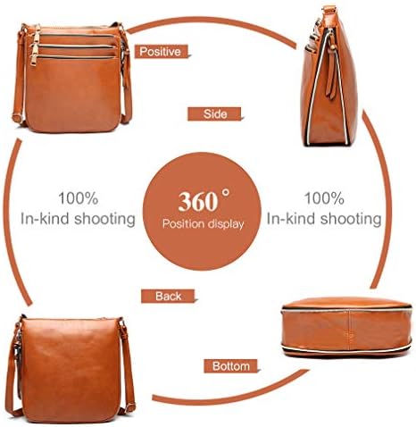 Miss Lulu Crossbody Shoulder Bag Small Satchel PU Leather For Lady Women