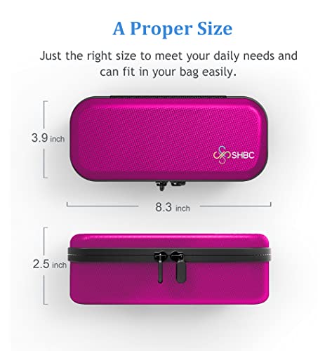 Image of SHBC Insulin Pen Carry Bag, Portable Medical Diabetes Cooler Bag with Protective Ice Stone - Convenient for Changing Needles with Every Injection, Hot Pink