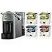 Lavazza A Modo Mio Jolie Evo, Macchina per Caffè Realizzata con 36% di Plastica Riciclata, Macchina Espresso con 64 Capsule Lavazza A Modo Mio Tierra Assortite Incluse, Verde