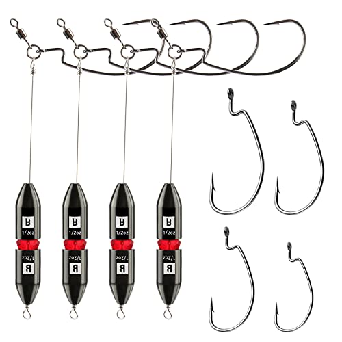 Tokyo Rig Kit Booms Fishing TR1 avec hameçons 28.3g montage leurre carnassier