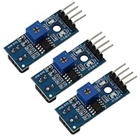 Heevhas TCRT5000 IR-Infrarotsensor Tracking-Sensor Auto-Tracking-Modul Infrarot-Reflexionssensor Photoelektrisches Schaltermodul (3 Stück)