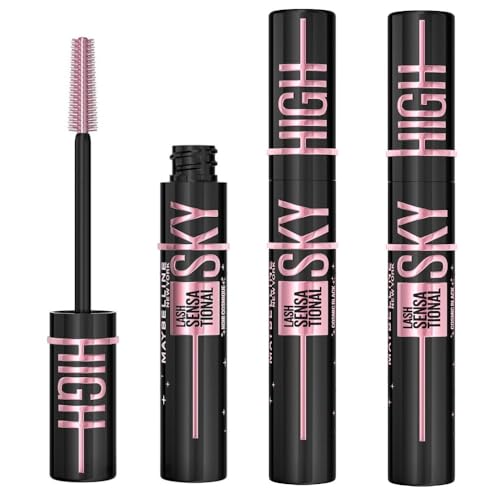 3 x Maybelline Lash Sensational Sky High Mascara 7,2 ml – Cosmic Black