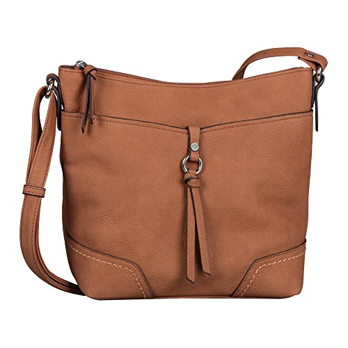 TOM TAILOR bags Imeri Damen Umhängetasche Crossbody Bag Klein Cognac Braun