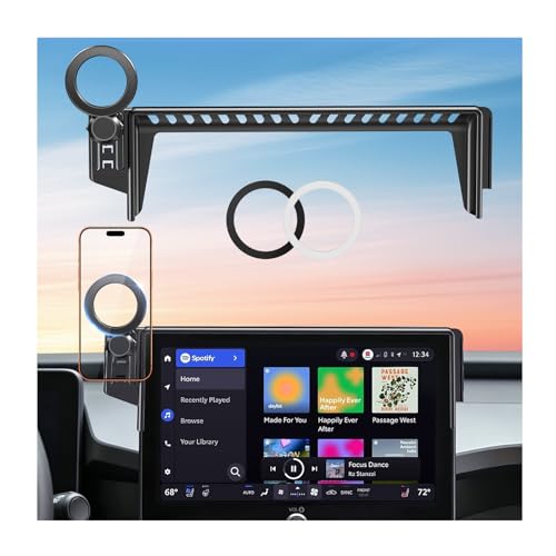 Katorn Car Phone Holder for Toyota RAV4 2026 with 10.5-Inch Screen (Not for 12.9-Inch Screen) 360 Rotation Magnetic Cell Phone Mount Compatible with Magsafe Does Not Affect Air Vent