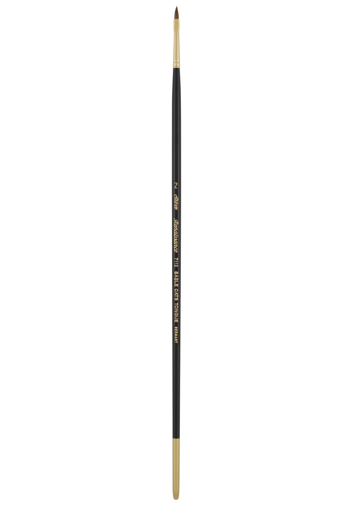 Silver Brush Limited Renaissance Cats Tongue Oil Paintbrush, Size 2