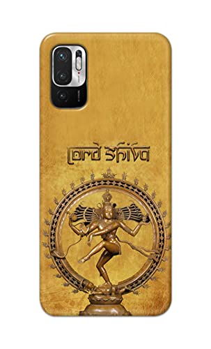 Image of PRINTFIDAA Lord Shiva As Nataraj Printed Designer Hard Case for Poco M3 Pro (5G) Back Cover -(e) RPM1004