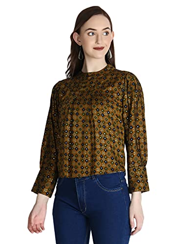 Image of DHRUVI TRENDZ Women's Regular Fit Shirt