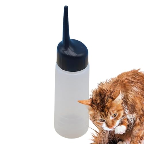Botella de lavado – Botella exprimible | Botella pequeña para apretar | Botella dispensadora de lavado para mascotas | Botellas recargables para apretar y mezclar | Suministros de baño