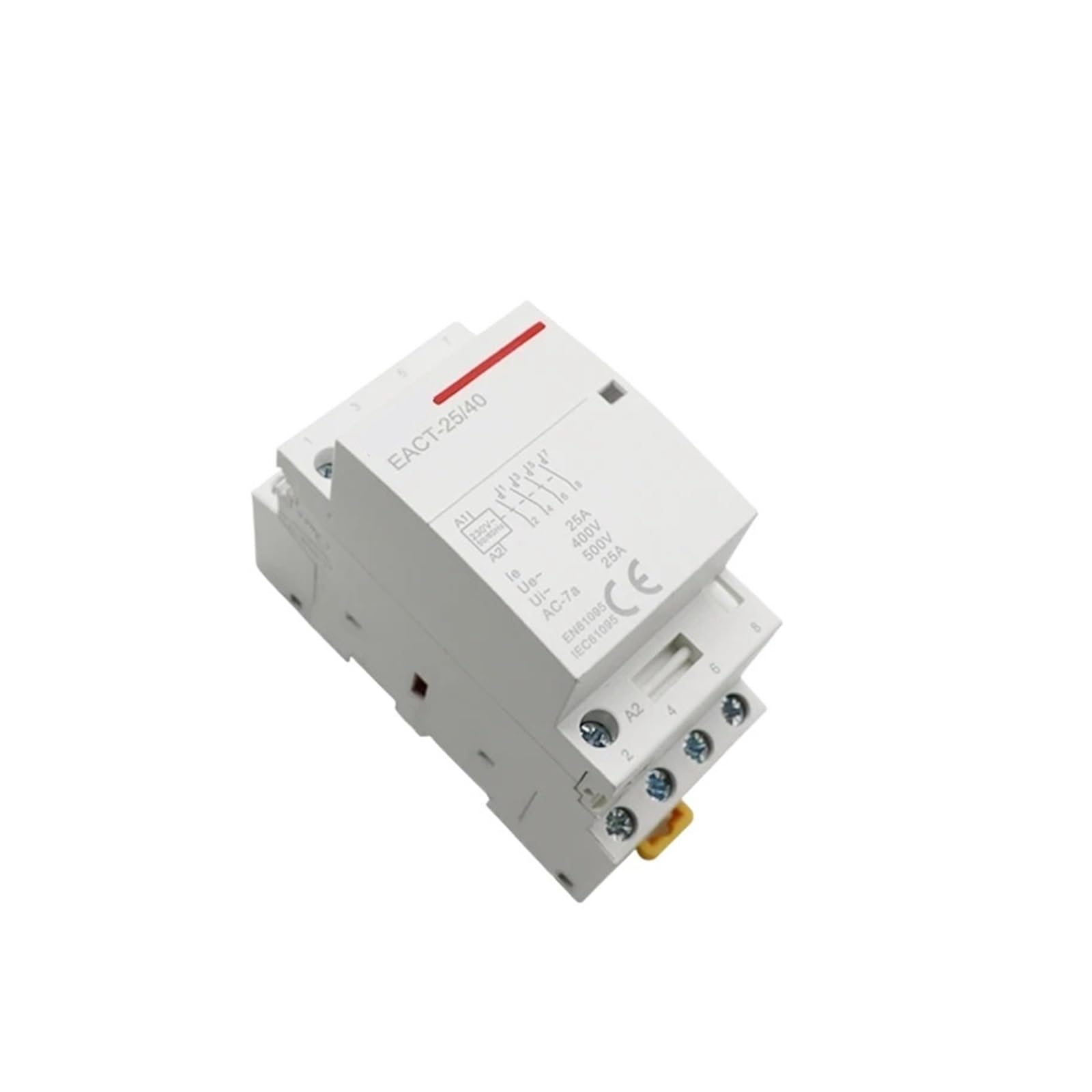 COSZWQDP 1PCS 4P 16-25A AC 220V 230V 50/60Hz Rail Home Modular Contactor Switch Controller 4NO 4NC 2NO 2NC Smart Hotel(16a-2no 2nc)