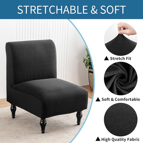 Funda de sofá reclinable sin brazos para renovar el salón y proteger sillas de oficina 4