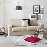 DIMENSIONI PRODOTTO - Dimensioni divano: Lunghezza: 160cm Larghezza: 95cm Altezza: 90cm - Larghezza bracciolo: 10cm - Altezza seduta/letto: 45cm - Dimensioni materasso: 120x190x13cm - Carico massimo: 200kg