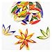 85g Ceramic Petal Mosaic Tiles DIY Porcelain Leaf Tile Willow Leaves Making Stones 66(All Color Mix)