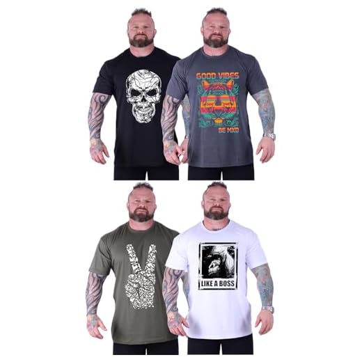 Kit 4 Camisetas Tradicional Masculina Plus Size Clássica MXD Conceito Básica Just Be Cool (G1, Opção 05)