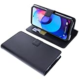 foto-kontor Tasche kompatibel mit Oukitel WP27 Schutzhülle schwarz Book Style Hülle Handy Schutz Hülle Buch Wallet Handyhülle Cover Klapphülle Ständer Handytasche