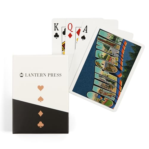 Baraja de Póker Lantern Press Greetings from California